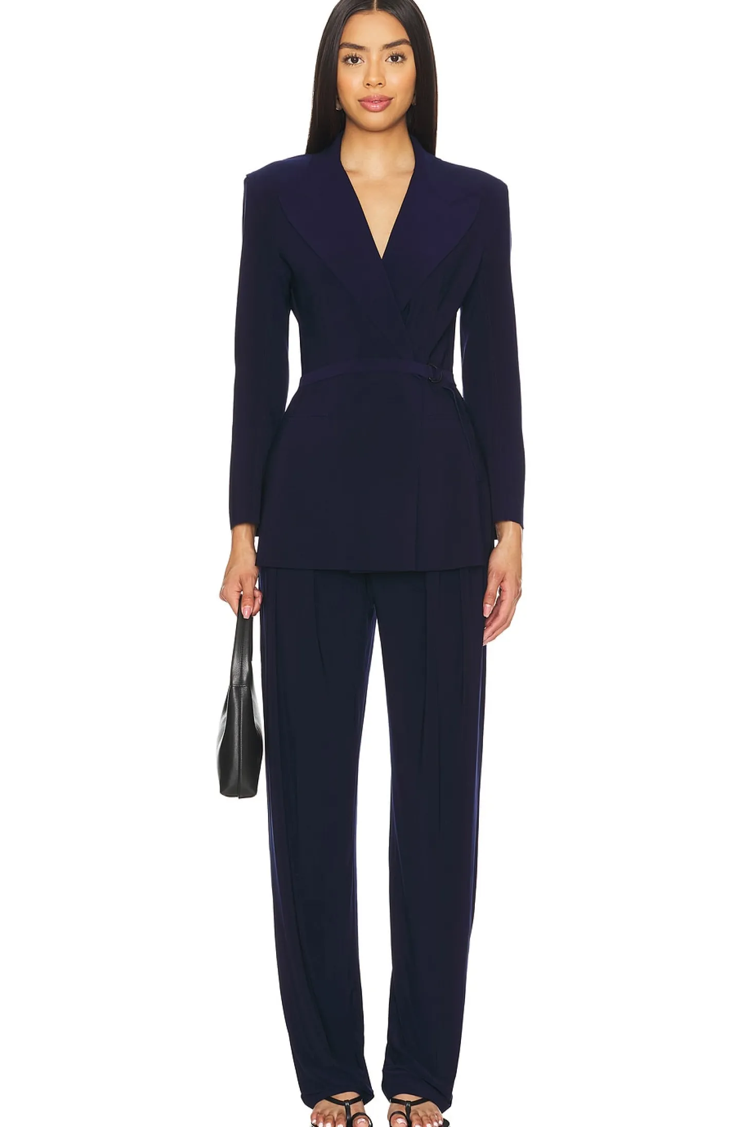 Low Rise Pleated Trouser