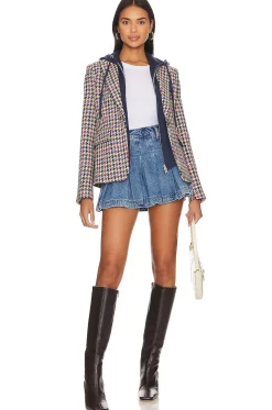 Lucia Multi Houndstooth Jacket