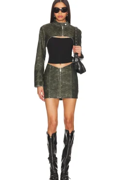 Lupita Faux Leather Jacket