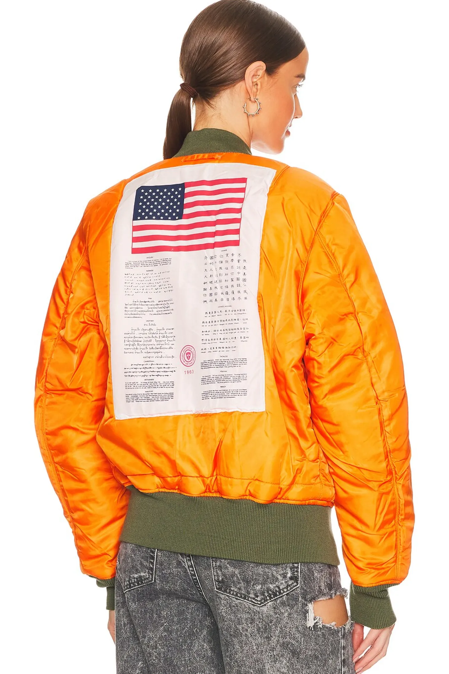 MA-1 Blood Chit Bomber Jacket