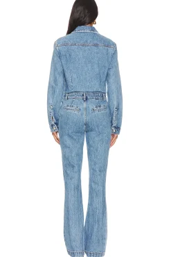 Mabel Fitted Mid Rise Jumpsuit