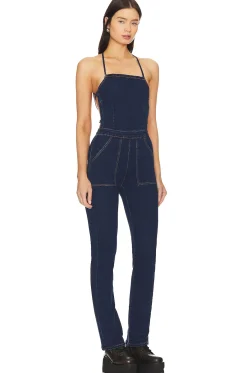 Macey Denim Jumpsuit