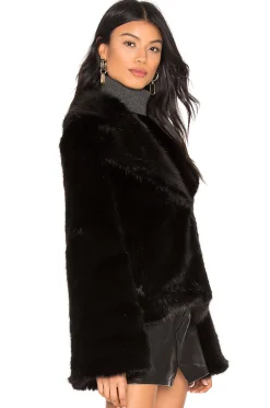 Madam Butterfly Faux Fur Jacket
