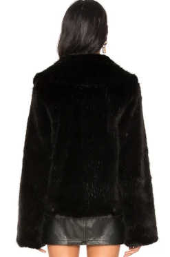 Madam Butterfly Faux Fur Jacket