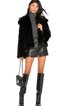 Madam Butterfly Faux Fur Jacket