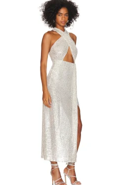 Maeva Halterneck Midi Dress