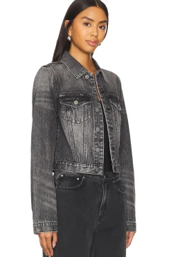 Maeve Fitted Denim Jacket