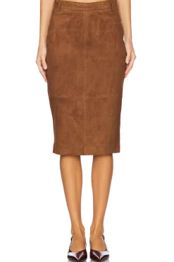 Marcella Suede Skirt