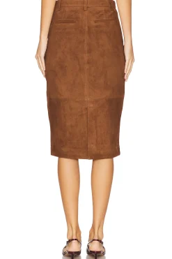 Marcella Suede Skirt