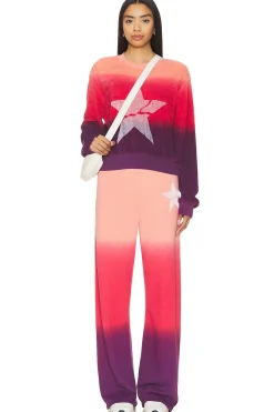 Martina Cracked Star Wide Leg Pant