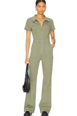 Martina Short Sleeve Flare Jumpsuit