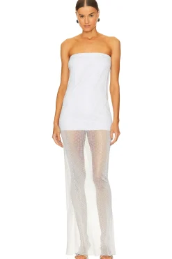 Maxi Dress With Open Shoulders