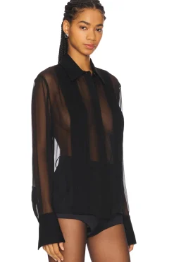 Meghan Panelled Silk Blouse