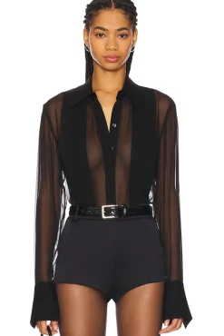 Meghan Panelled Silk Blouse