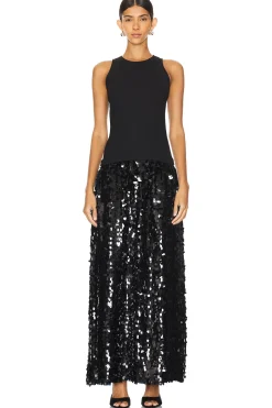Memphis Crepe Sequin Dress