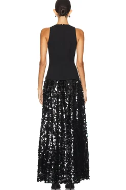 Memphis Crepe Sequin Dress