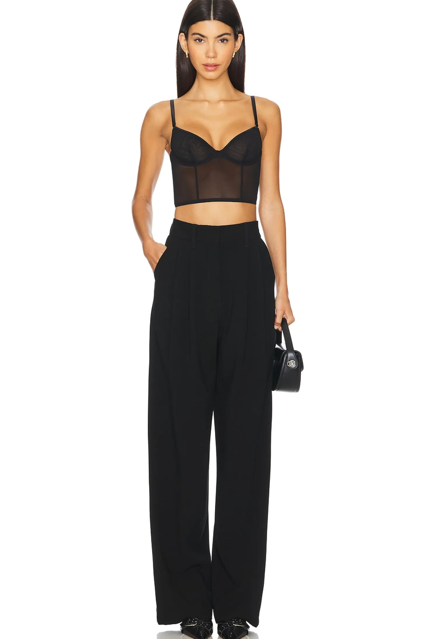 Mesh Longline Bustier