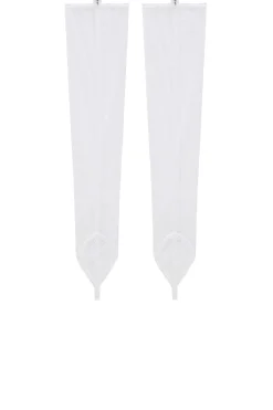 Mesh Socks With Embroidery Logo