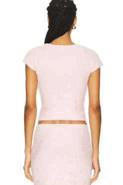 Miki Sequin Knit Top