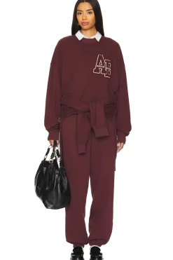 Miles Oversized Sweatshirt Letterman