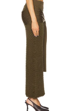 Mini Spike Wrap Skirt