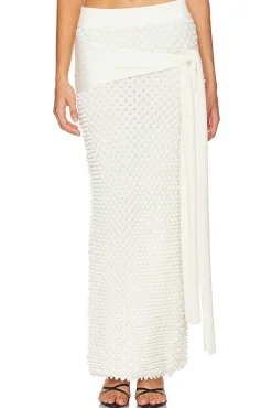 Mini Spike Wrap Skirt