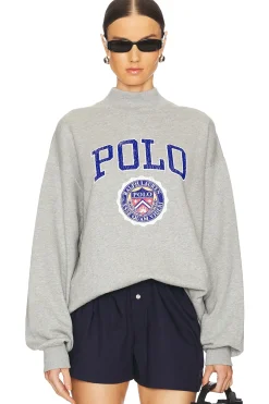 Mock Neck Sweatshirt