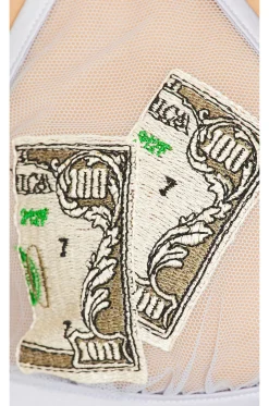 Money Embroidery Bra