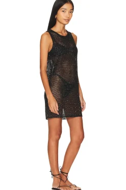 Moonlight Crochet Mini Dress