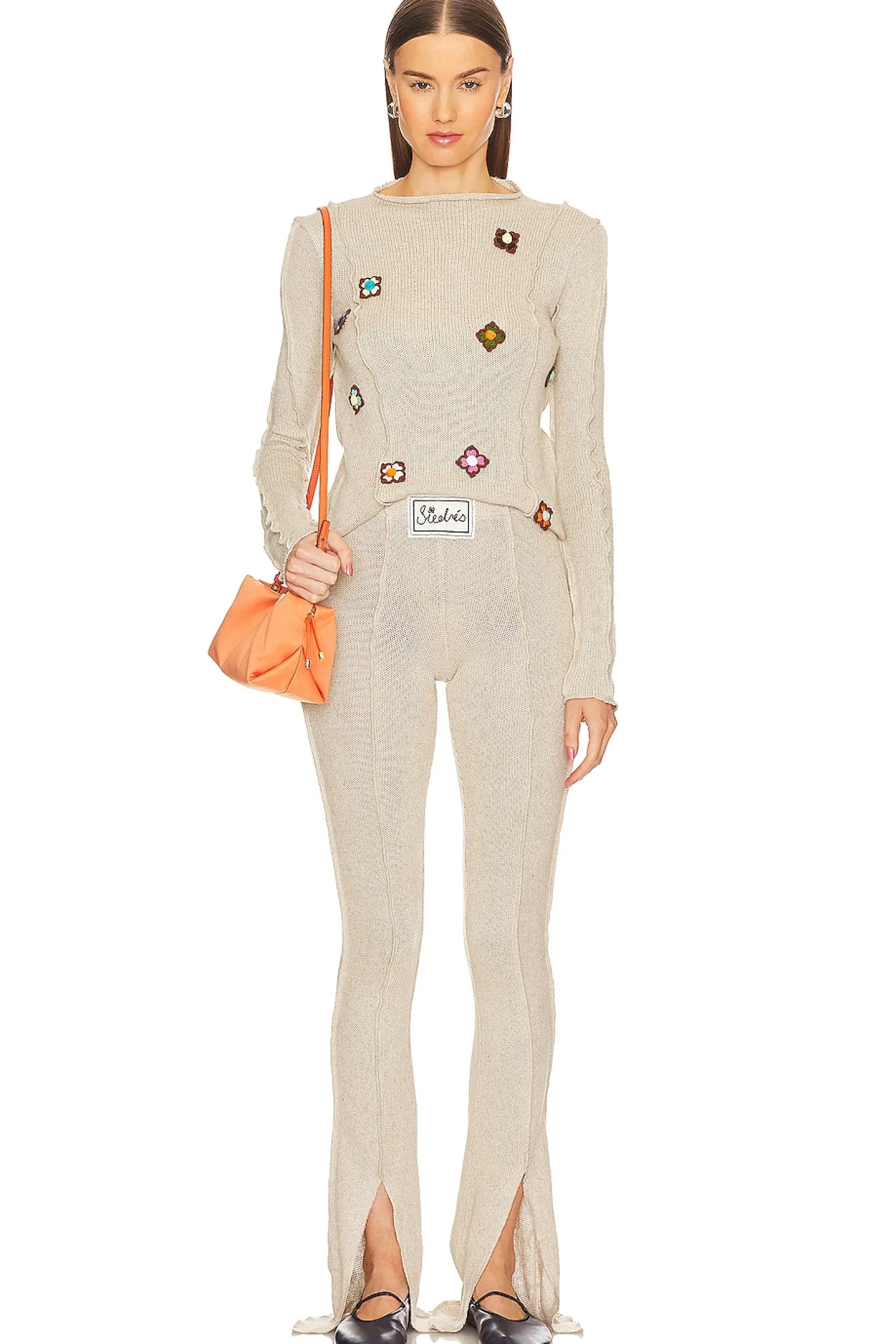 Mult Front Slit Pants