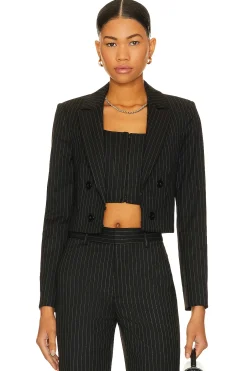 Mya Crpd Ntch Col Ftd Blzr