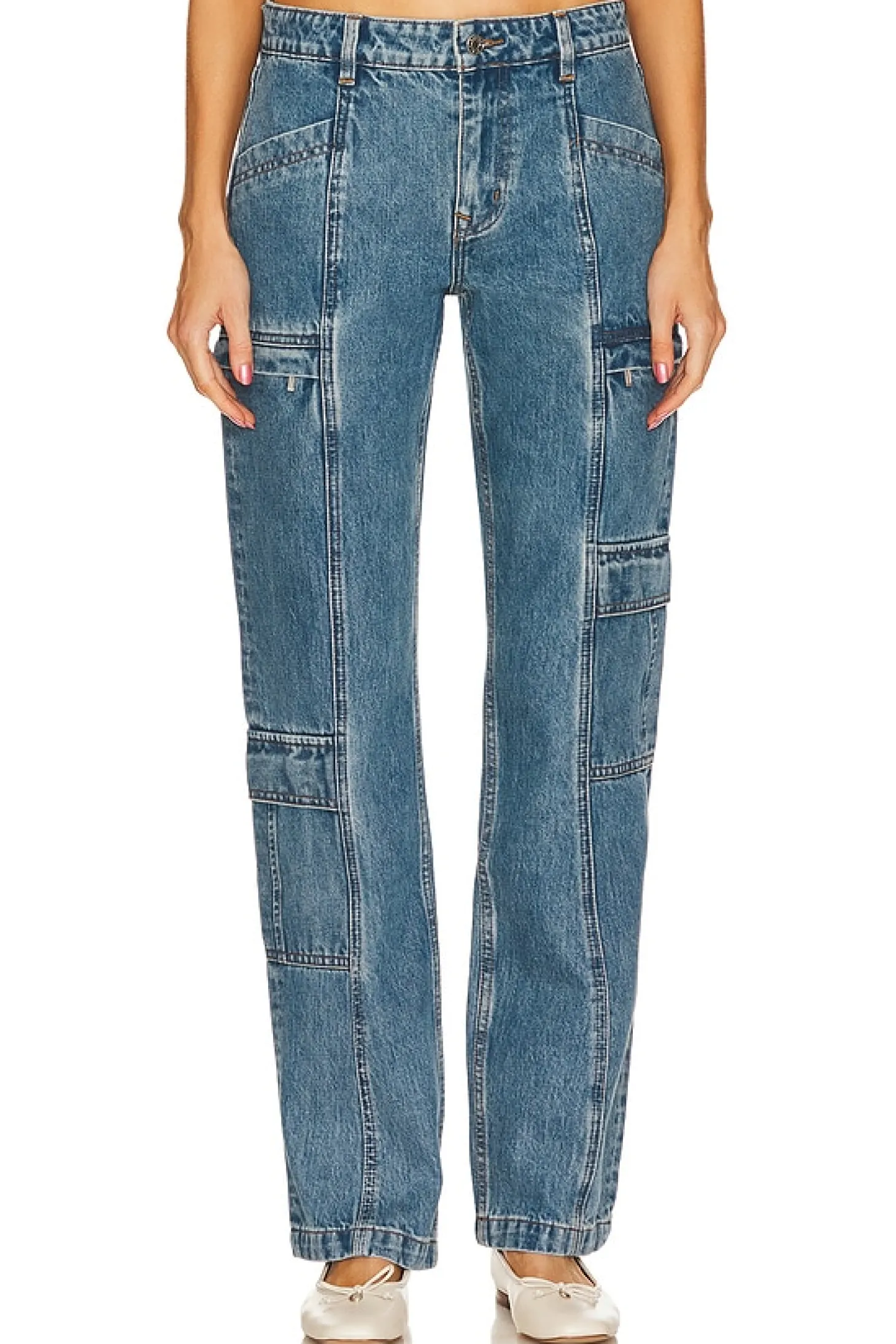 Naomi Low Rise Slim Cargo