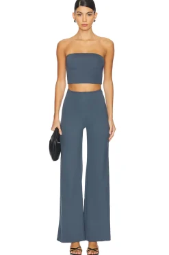 Neoprene Wide Leg Pant