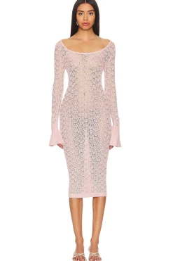 Netia Long Sleeve Midi Dress