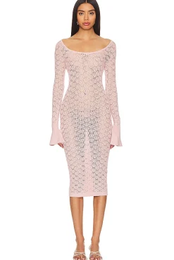 Netia Long Sleeve Midi Dress