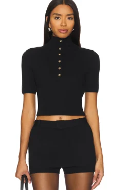 Nidas Short Sleeve Knit Top