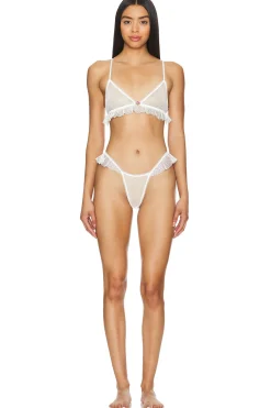 Nothing But Net Triangle Bralette