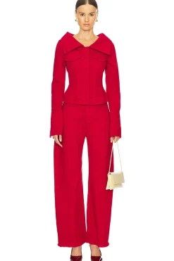 Off Shoulder Collar Jacket