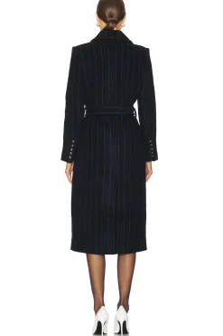 Olina Long Coat With Belt