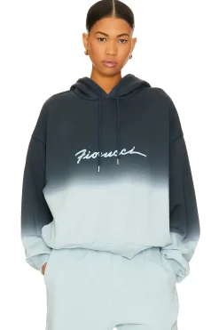 Ombre Squiggle Logo Hoodie