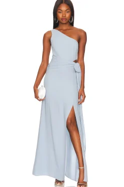 One Shoulder Evening Dress