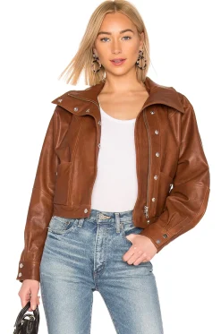 Oversized Leather Jacket