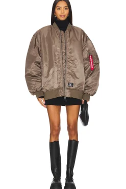 Oversized Ma-1 Flight Jacket