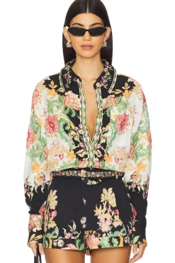 Oversized Shirt With Hand Crafted Buttons