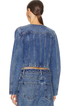 Panel Denim Jacket