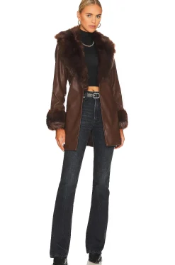 Penny Lane Faux Leather Jacket