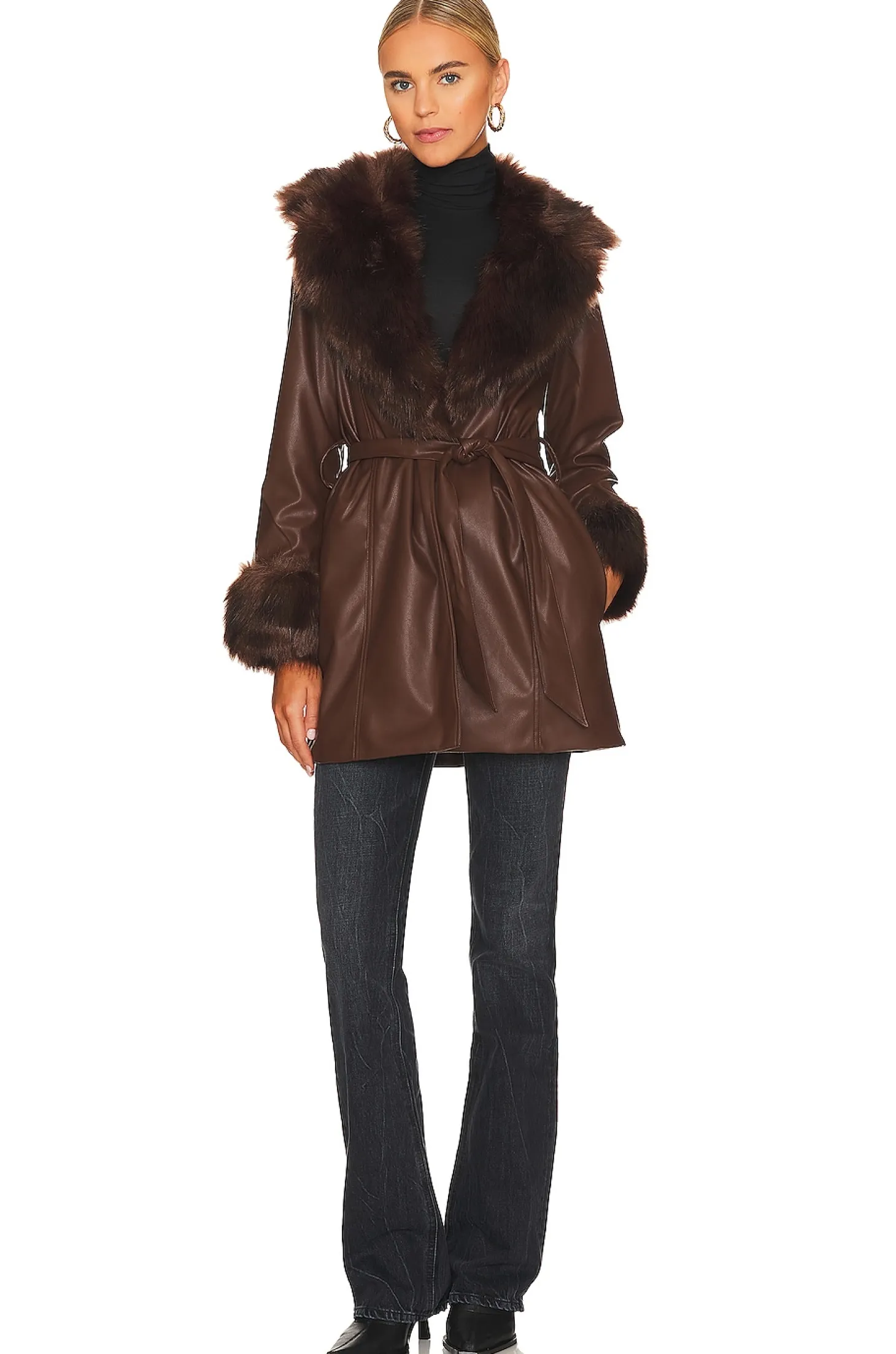 Penny Lane Faux Leather Jacket