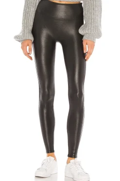 Petite Faux Leather Legging