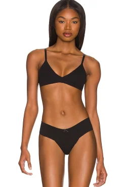 Pima Stretch Cotton V Bralette