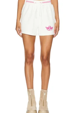 Pink Cherub University Shorts
